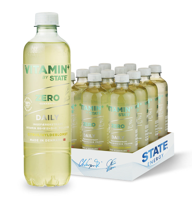 State Zero Vitamin - Citrus/Hyldeblomst - X (12x500ml)