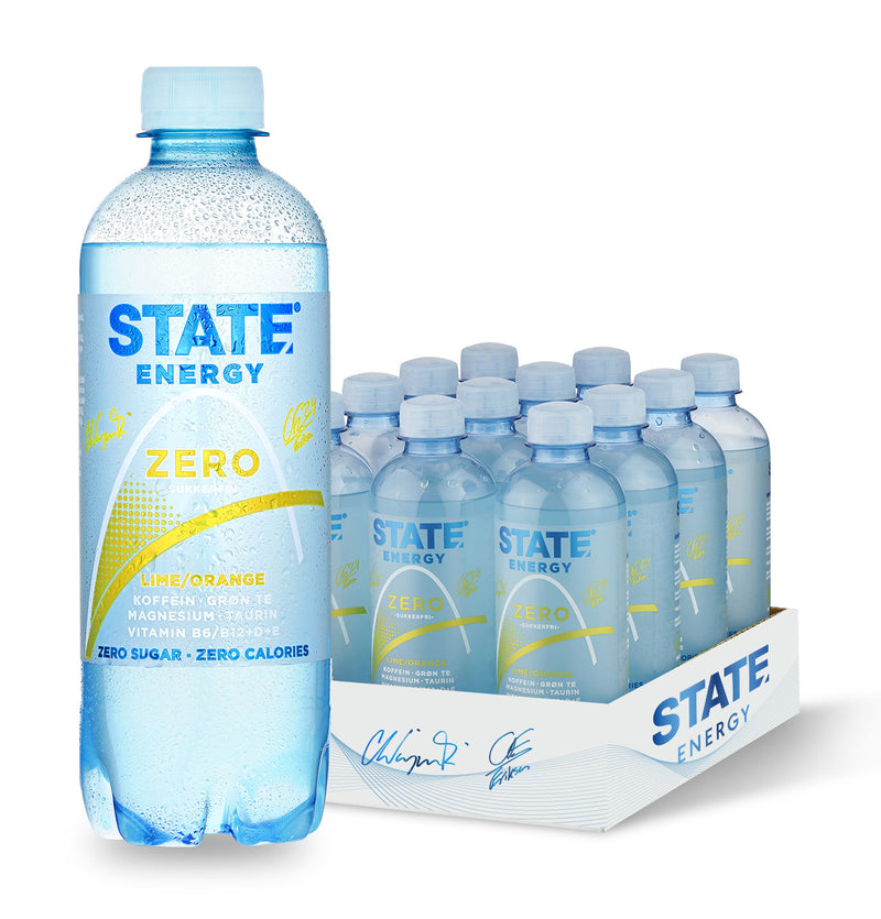 State Energy Zero - Lime/Orange - X (12x400ml)