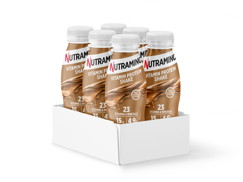 Nutramino Vitamin Protein Shake - Café Latte (6x325)