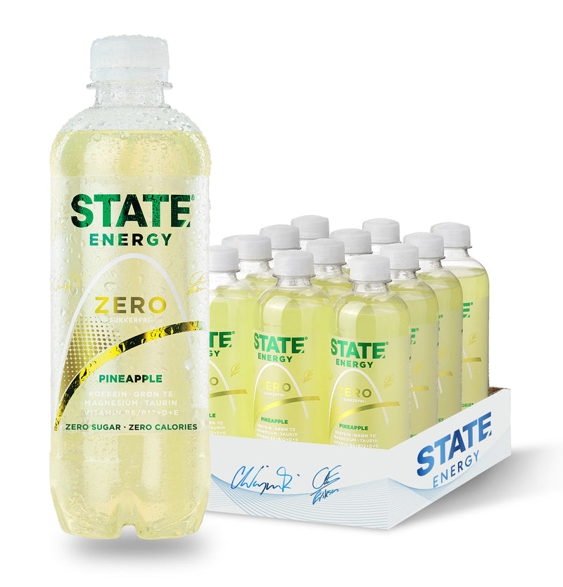 State Energy Zero - Pineapple - X (12x400ml)