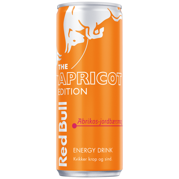 Red Bull Energy Drink - Abrikos-jordbær (24x 250 ml) - OBS! BEDST FØR 21/9-24