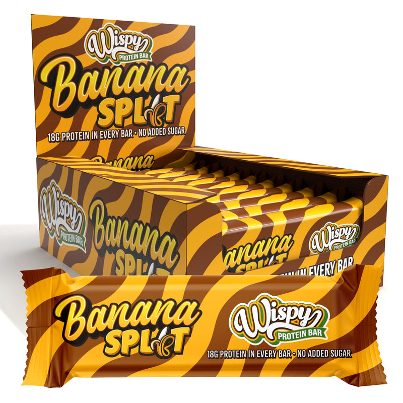 Wispy Protein Bar - Banana Split (10x55g)