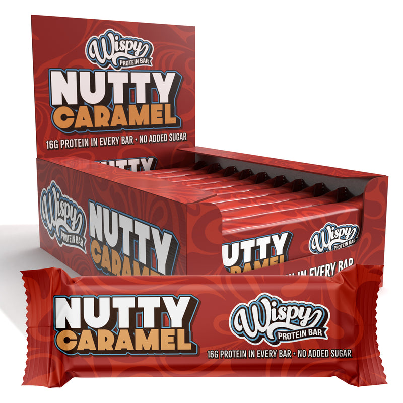 Wispy Protein Bar - Nutty Caramel (10x55g)