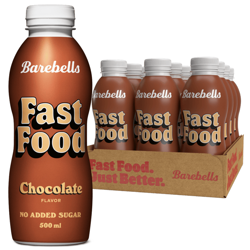 Barebells Fast Food Milkshake (12x 500 ml) - Chocolate