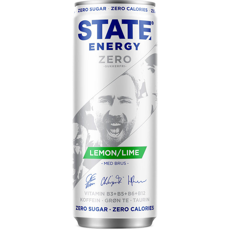 STATE Energy Zero - Lemon/Lime - X (24x355ml)