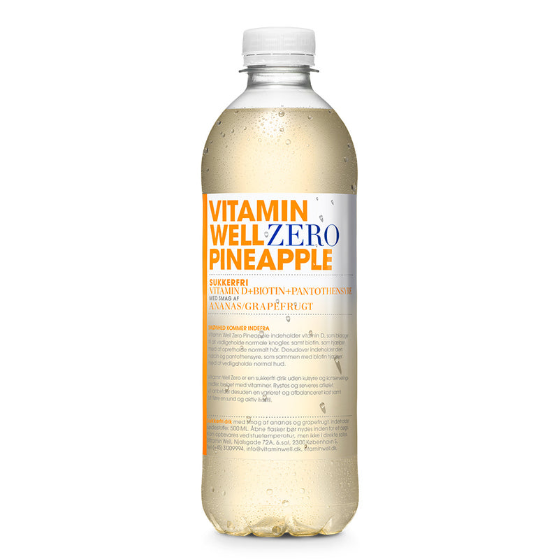 Vitamin Well Zero - Pineapple (12x500ml)