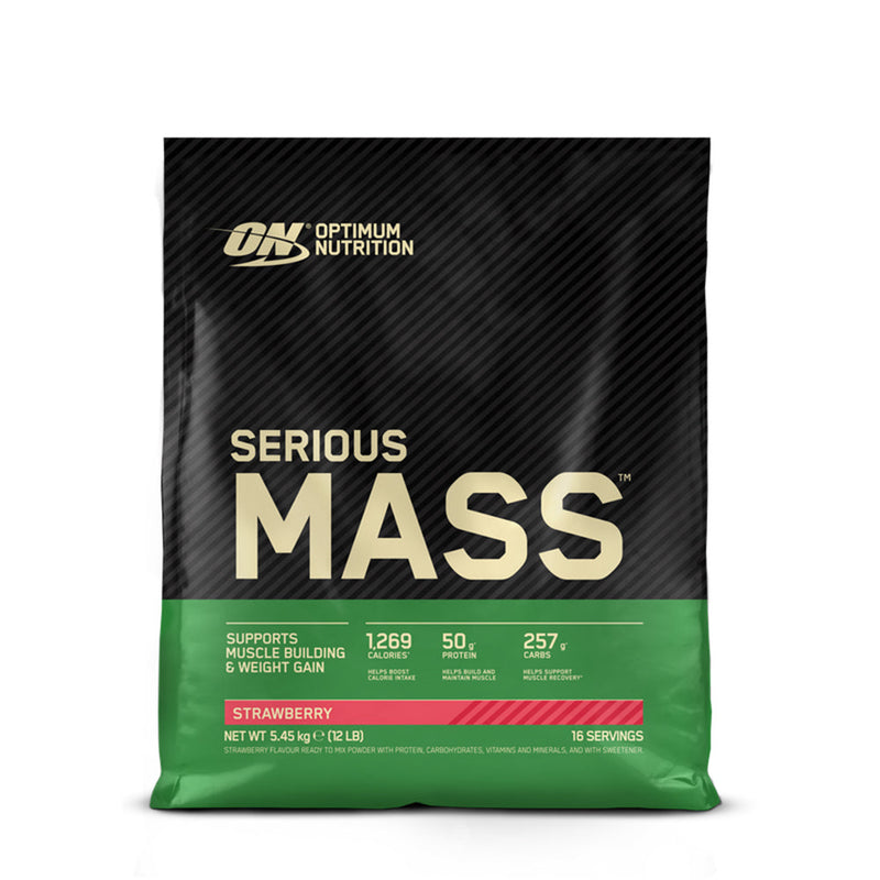 Optimum Nutrition Serious Mass (5450 g) - Strawberry