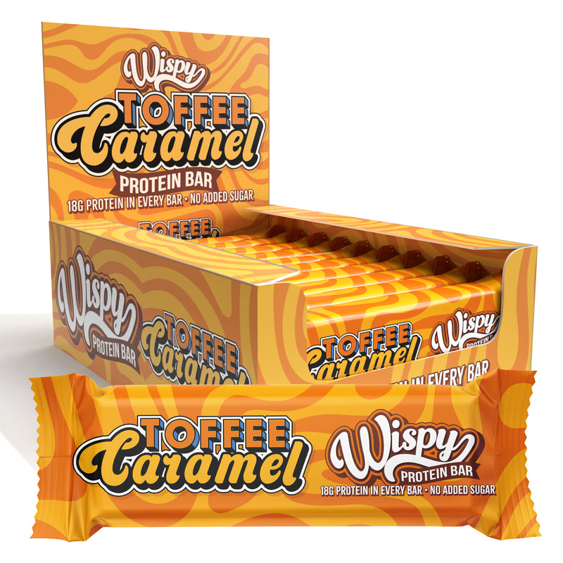 Wispy Protein Bar - Toffee Caramel (10x55g)