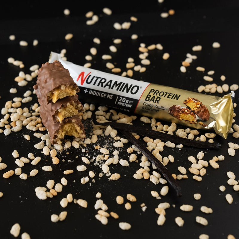 Nutramino Protein Bar - Crispy Vanilla & Caramel (12x55g)