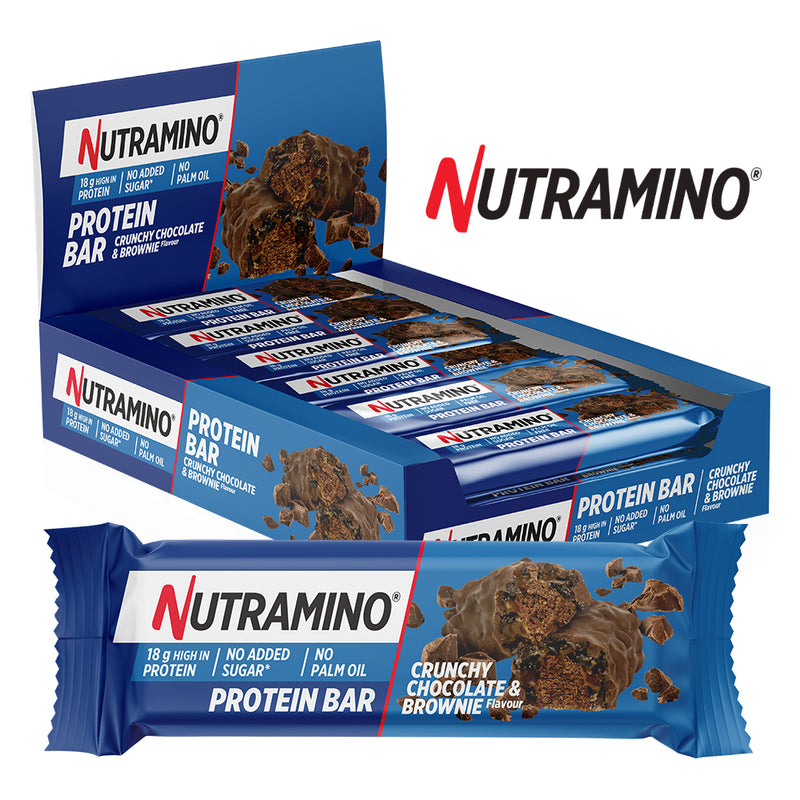 Nutramino Protein Bar - Crunchy Chocolate & Brownie (12x 55)