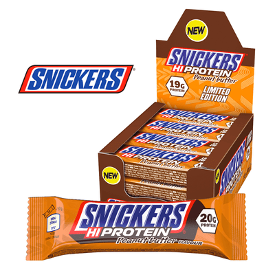 Snickers Peanut Butter Hi-Protein Bar (12x57g) - MuscleHouse.dk