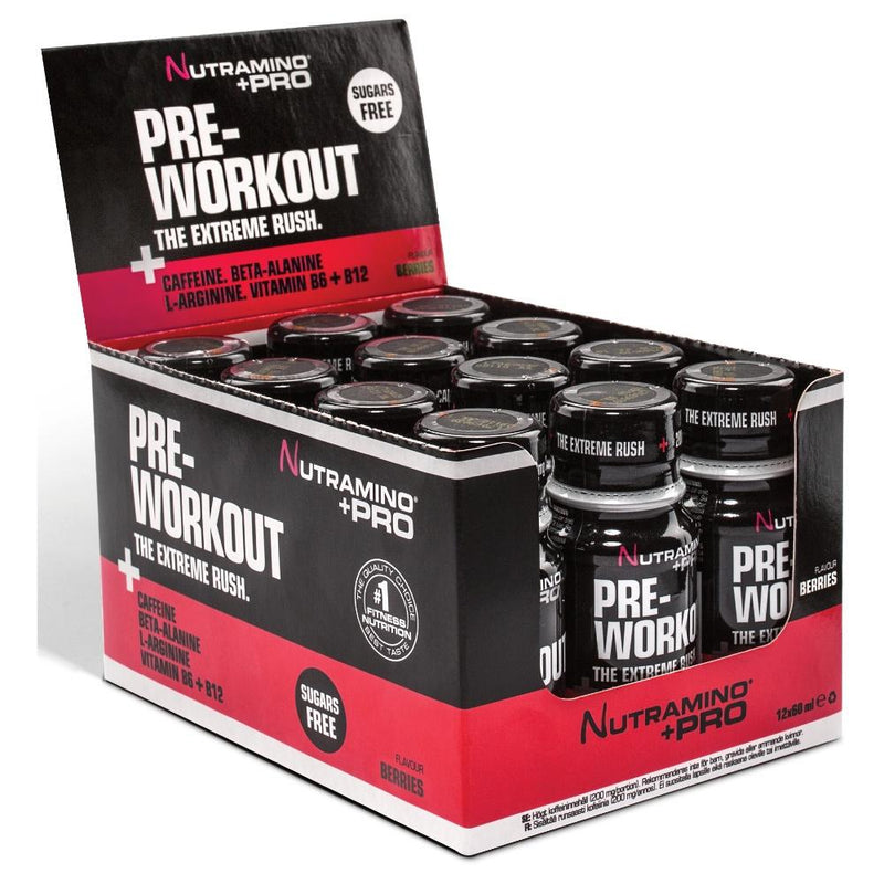 Nutramino Pre-Workout Shot Berries (12x60 ml)